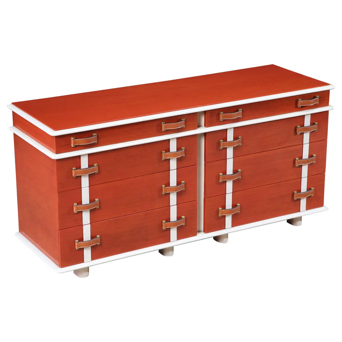Restored 'Station Wagon' Ten-Drawer Dresser by Paul Frankl, c. 1945, S ...